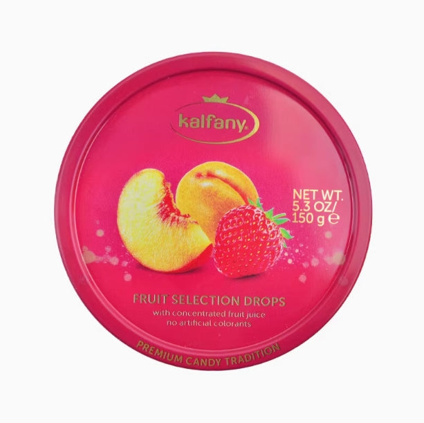 Cherry hard candy, fruit candy, cool sugar, sweet taste, rich flavor, casual snacks, imported from Germany, Wedding candy, Christmas, 150g/5.29oz* bag (Pack of 1)