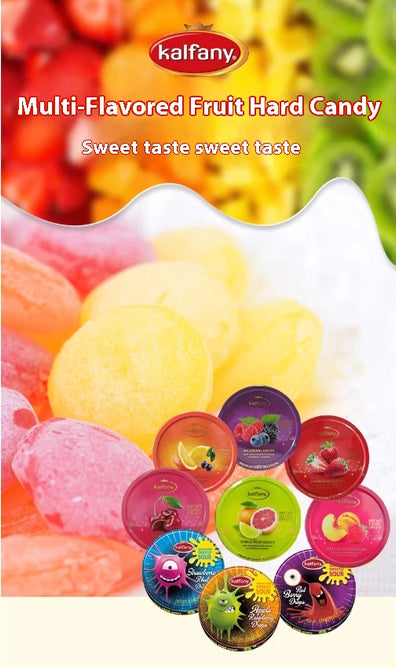 Cherry hard candy, fruit candy, cool sugar, sweet taste, rich flavor, casual snacks, imported from Germany, Wedding candy, Christmas, 150g/5.29oz* bag (Pack of 1)