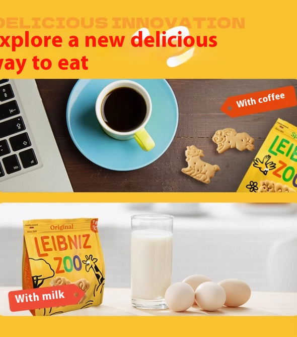 Butter Biscuits, Crispy Shortbread in Adorable Animal Shapes. Learn about Zoo while Snacking. Crispy & Tasty, Great for Leisure. 200g in 2 Bags.