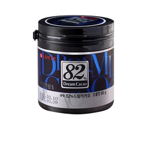 Korean Imported Black Mini Chocolate Beans in Can, Rich Dark Chocolate with Crispy Texture. Non-greasy & Not Overly Sweet. Ideal Christmas & Leisure Snacks. 86g per Can.