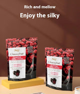 Italian Imported Zaini Raspberry & Cranberry Fruit-filled Dark Chocolate, Made with Pure Cocoa Butter. From Fruit Chocolate Series, Chocolate Beans. Perfect Leisure Snacks. 125g per Bag.