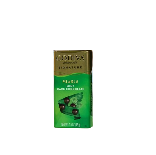Mint-Flavored Dark Chocolate Beans. Refreshing Mint to Revitalize Your Taste Buds. Each Bean is Rich in Flavor. Compact Can, Ideal Leisure Snacks. 43g per Can.