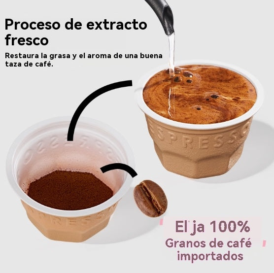 Italian Espresso, Cloud Valley Peach Oolong Flavor. Instant Black Coffee Powder. Tea-Coffee Latte. Beyond Flavor, More Elegance. Black Coffee. 2g x 7 Pieces.