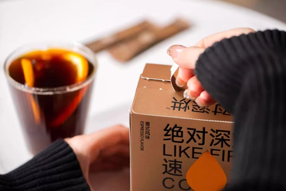 Italian Black Coffee, Instant No-Sucrose, Deep Roast Latte. When Sleepiness Strikes, Quick-Drink Instant Coffee to the Rescue. Instant Coffee Powder. 2g x 50 Strips.