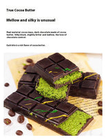 Dubai style chocolate bar ,Pistachio flavor,Dark chocolate,crispy sandwich chocolate ,Gift,Separately packaged,snacks,2.47oz（Pack of 1）