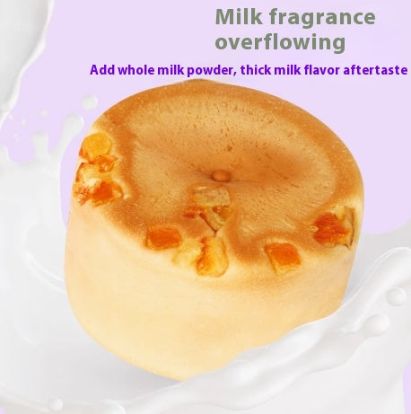 Mashed Taro & Orange Diced Drum Bread, Soft & Mellow, Rich & Non-Greasy, Ideal for Breakfast, Flavored Asian Sweet Desserts for Family, Casual Snacks for Kids & Adults 50g x 5 Bags甄磨坊 芋泥橙橙大鼓面包 250g/5袋