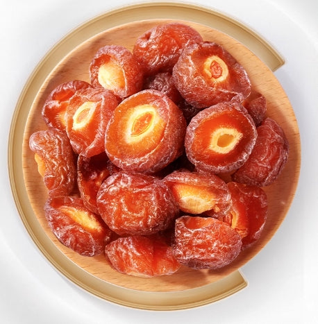 Half-Dried Plum, Sweet & Sour, Soft & Chewy, Traditional Chinese Preserves, Perfect Binge-Watching & Party Snack, Vegan, 158g/Jar半话梅 158g/罐