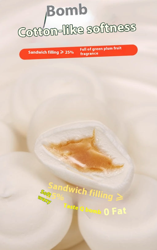 Sandwich Cotton Candy Soft Taste Soft Mouthfeel Working Leisure Snacks 90g/bag