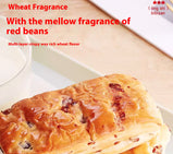 Red bean lasagna bread fluffy texture breakfast picnic sweet red beans leisure snacks 400g / box