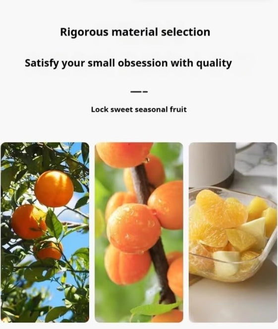 Honey Orange Jelly Pure Honey Orange Flavor Tangy Fruit Bits Jelly Real Fruit Bits Inside Refreshing Jelly Treat Traditional Chinese Snack Ideal for On-the-Go Snacking 200g/1pack