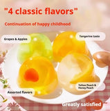 Honey Orange Jelly Pure Honey Orange Flavor Tangy Fruit Bits Jelly Real Fruit Bits Inside Refreshing Jelly Treat Traditional Chinese Snack Ideal for On-the-Go Snacking 200g/1pack