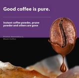 Prune-Flavored Instant Coffee Sugar-Free Americano Rich Prune Taste No Added Sugar Quick Dissolve Perfect for Dieters Convenient Portable Packaging 50g/2 boxes