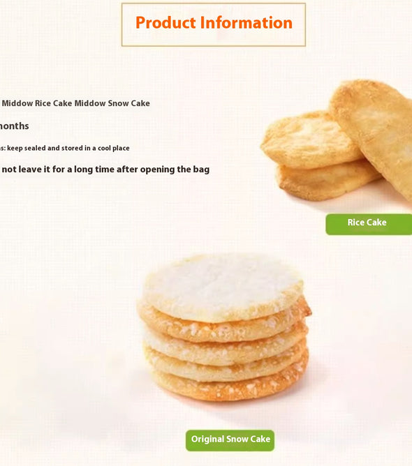 Snow Crackers Crispy and delicious flavorful snacks for young and old alike 250g/bag