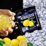 Malaysian Candies, Refreshing Peppermint Candies with Mint and Lemon Flavors, Containing Himalayan Pink Rock Salt.180g/1 box