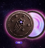 Limited Edition in the Universe Series Sandwich Cookies, Blueberry Cheesecake Flavor, 97g [Filling with Starry Sky Gradient Colors and Pop Rocks Inside!] [Atmospheric Night Glow Packaging]