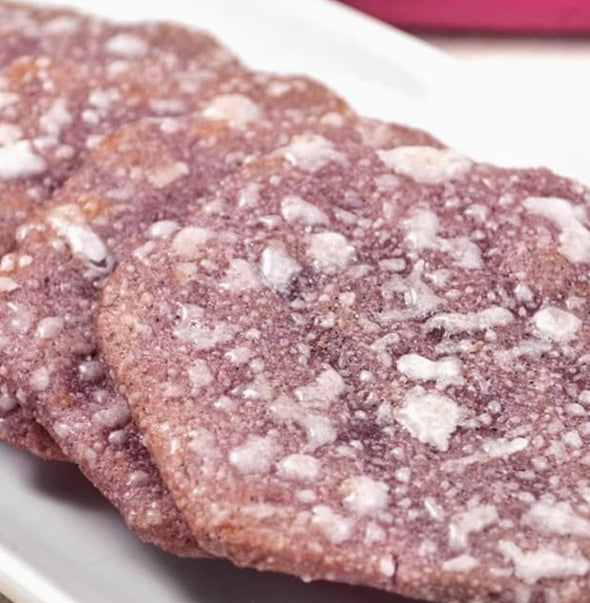 Black Rice Snowy Biscuits Chinese Special Snacks Leisure Snack Authentic Black Rice Flavor Light & Crispy