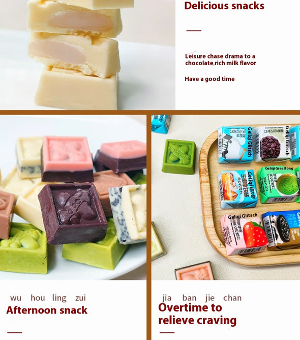 Sandwich Chocolate Mixed Flavors Indulge in Silky Smoothness Great Taste Good Taste 300g/1box