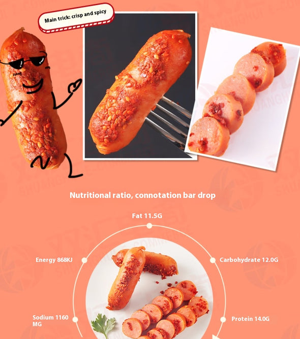 Crispy Sausage Crispy texture to satisfy taste buds Tasty and healthy snacks 32g/1pc