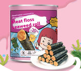 Seaweed rolls with layers of texture, crispy outer layer and fresh inner layer, individually wrapped for easy transportation 90g/1 can.