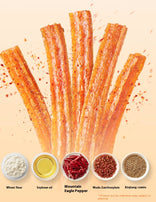 Chili Sticks Soft and Oily Healthy Non-fried Spicy and Delicious Casual Snacks 65g/1pc
