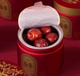 Jujube Dates, Sweet, Delicate & Warm Flavor, Ideal Snack to Share with Family & Friends, Ideal Gift for Festivals 128g/Jar三胖蛋臻枣 128g/罐