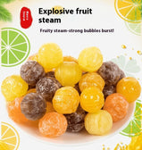 Orange - Flavored Fruit Hard Candies with an explosive sour kick! Enjoy a unique taste at any time. These heart - shaped candies are suitable for all ages. 350g/12.35oz*1 bag, perfect for casual snacking.