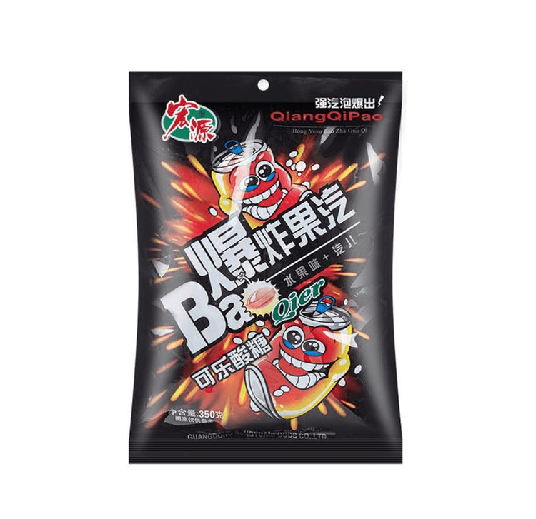Cola - Flavored Fruit Hard Candies: Bursting with a tangy - sweet flavor that awakens your taste buds. Each piece packs a punch, and they're suitable for all ages. The heart - shaped hard candies come in a 350g/12.35oz*1 bag, ideal for casual snacking.