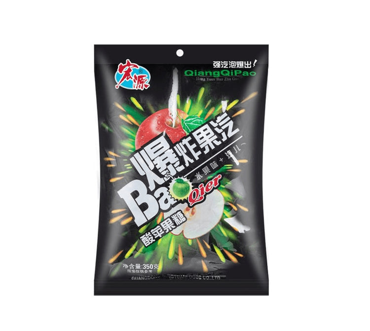 Apple - Flavored Fruit Hard Candies, with a refreshing apple aroma and a unique sweet - sour taste. These heart - shaped candies are suitable for all ages. In a 350g/12.35oz*1 bag, they're perfect as a casual snack.