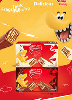 Wafer cookies Intense mellow sandwich, delicate and silky One mouthful of crisp Individually wrapped Leisure office snacks 12.5g/1pc