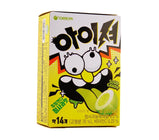 Korean - Imported Ultra - Sour Gummy with Soft Center, Green Apple Flavor. The chewy core offers an intense sour kick. Compact and easy to carry, this 42g/1.48oz*1 pack gummy is a fun and casual snack.