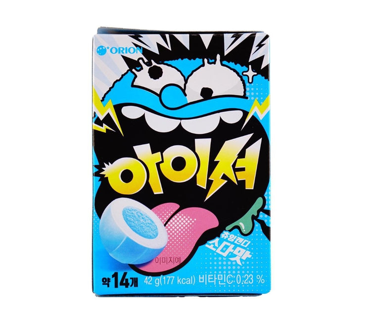 Imported from Korea! Ultra - Sour Soda - Flavored Gummy with a Soft, Chewy Center. Delivers a powerful, stimulatingly sour punch with a rich, intense taste. Compact 42g/1.48oz*1 pack, perfect for on - the - go snacking
