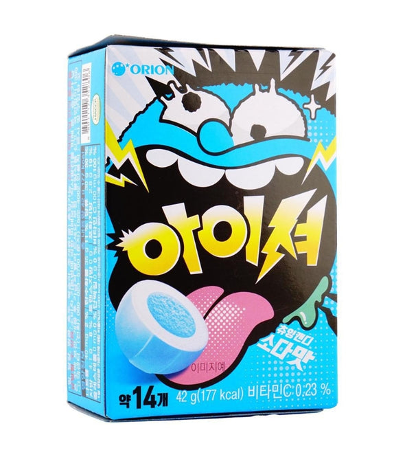 Imported from Korea! Ultra - Sour Soda - Flavored Gummy with a Soft, Chewy Center. Delivers a powerful, stimulatingly sour punch with a rich, intense taste. Compact 42g/1.48oz*1 pack, perfect for on - the - go snacking