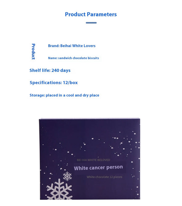 Sandwich Chocolate Salty Crisp Rich Creamy Entry Creamy Individually Wrapped Leisure Office Snacks 10g/1pc