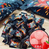 Strawberry - Flavored Fruit Hard Candies, radiating intense fruity aroma. The unique texture, with each plump piece, suits all ages. These heart - shaped candies, packed in a 350g/12.35oz*1 bag, make for a perfect casual snack.
