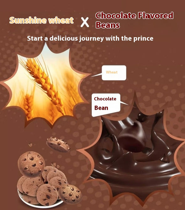 Chocolate Chip Cookies Crispy Explosive Delicious Elderly and Children Love to Eat Casual Snacks 85g/1bag