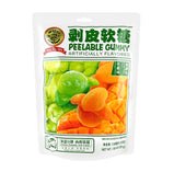 Peel - off Gummy Candies, Mixed Flavors (Mango & Green Grape). Boasting a dual - texture experience with a soft, juicy filling and a chewy outer layer. Loaded with fruit juice. 225g/7.94oz*1 bag, perfect for casual snacking.