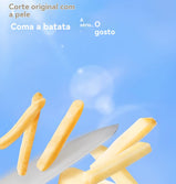French fries, crispy on the outside and crisp on the inside, refreshing, non-greasy, small individual packs, leisure snacks 75g/1 box