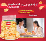 Crispy & Fresh Tomato Flavored Potato Chips, 300g/3packs! Selected Premium Ingredients for Unmatched Taste. Ideal for Leisure Time, Be It Movie Nights or Hangouts. A Tasty, Crunchy Snack That's Your Perfect Companion to Relax and Enjoy Moments.