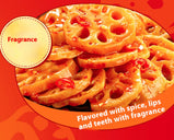 Lotus Root Slices Sour & Spicy, Sweet & Tasty, Healthy & Low Fat, Casual Vegetarian 196g/7pcs