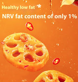 Lotus Root Slices Sour & Spicy, Sweet & Tasty, Healthy & Low Fat, Casual Vegetarian 196g/7pcs