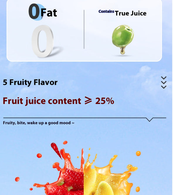 Jelly in Multi-Flavors - 400g/1pk! Zero Fat and Made with Real Fruit Juice for a Healthy Twist. Smooth & Tasty, It's the Ideal Casual Food. Perfect for Satisfying Your Sweet Tooth, Grab Yours Now and Enjoy a Burst of Flavor.