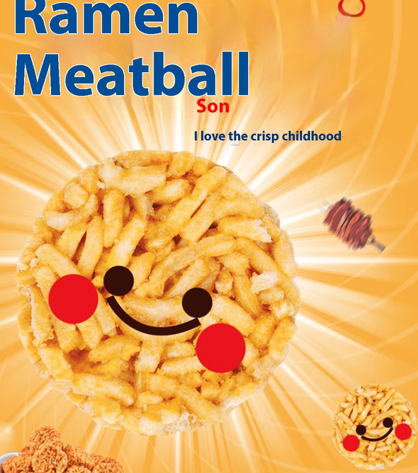 Crispy Noodle Dumplings - 300g/1box! With a Golden Color that Beckons, These Ready-to-eat Snacks are a Delight. Perfect for Quick Bites, On-the-go Munching or Anytime You Crave a Tasty, Crunchy Treat. Grab Yours Now.