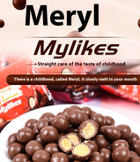 Chocolate Beans - 225g/1 box! Carefully Crafted to Wake Up Your Taste Buds and Melt in Your Mouth. The Perfect Leisure Snacks, Offering a Decadent Treat. Ideal for Chocolate Lovers, Grab a Box for Your Next Snack Break.