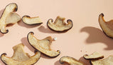 Mixed - Flavor Sliced Mushrooms: Thin - Cut, Crispy, Refreshing & Aromatic. Tender, Smooth, Uniquely - Shaped. 75g (3 Packs)