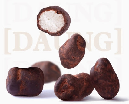 Chocolate Beans: Small and Round, with an Alluring Color. Intensely Chocolatey, Silky and Smooth. 52g/Bag