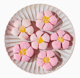 Soft and Sweet Traditional Chinese Peach Blossom Cake - Spiced Salt Crisp, Alluring Hue, 270g per Box