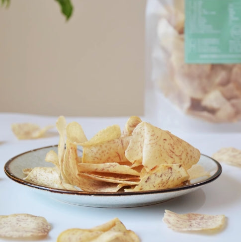 Taro Chips - Spiced Salt Crisp, Overflowing Taro Aroma, Alluring Hue, Irresistible Fragrance, Distinctive Taste,200g/Bag