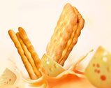 Imported Lemon - Filled Cookies, 180g/Box - Rich, Tasty, with a Perfect Blend of Salt and Sweetness, Fluffy and Crispy, Infused with Refreshing Lemon Aroma