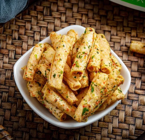 Scallion - Flavored Chips - Crispy, Tasty, Fragrant, with a Rich and Crisp - Refreshing Bite - 178g/2 Bags