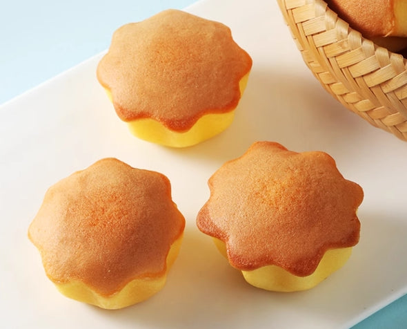 Cheese Mini Cakes - Soft, Tasty, with Intense Cheese Aroma, Delicately Smooth, Individually Packaged for Easy Carrying - 250g/Case